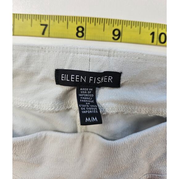 Eileen fisher sz M white ivory viscose pull on pants made in USA comfort casual - Picture 6 of 8